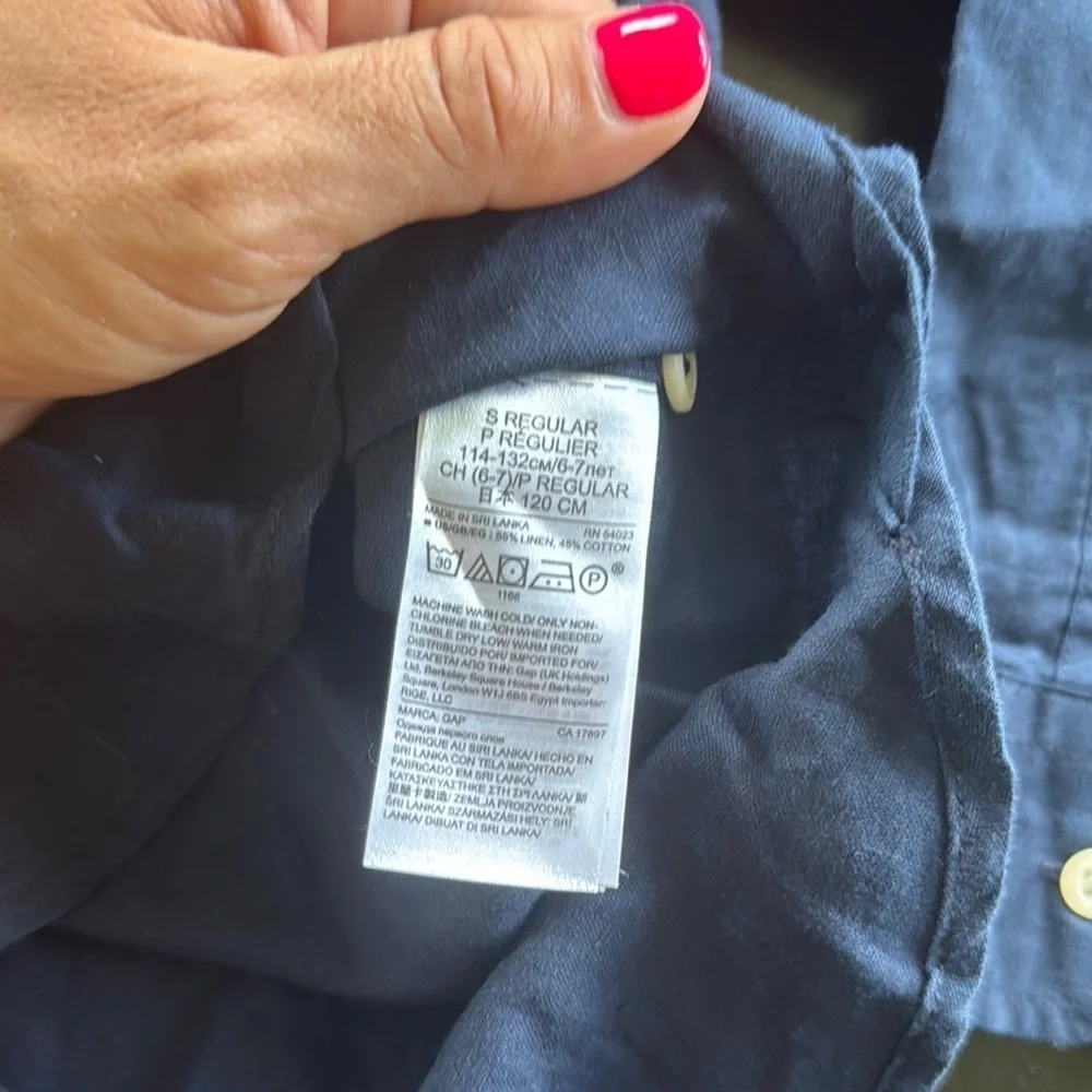GAP Classic Blue Button Down Shirt